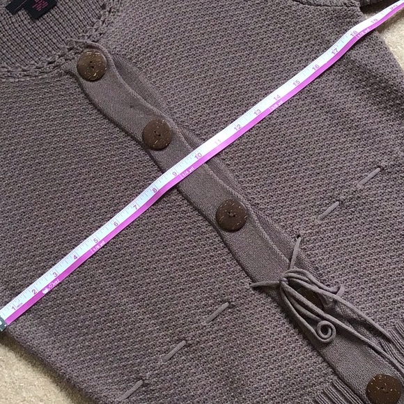 Willi Smith Women's 100% cotton Brown Sweater - Picture 6 of 8